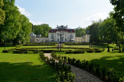 Miniatura Brzesko - Pałac Goetzów - Okocimskich 